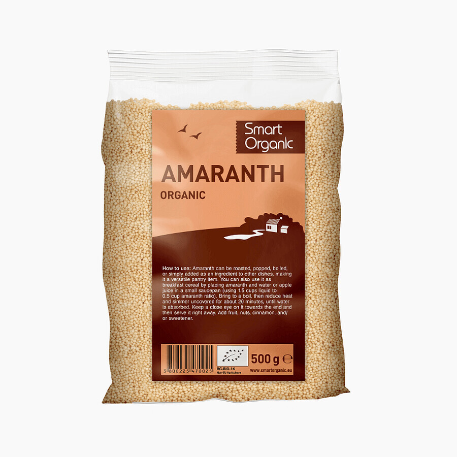 Amaranto Eco, 500 g, Dragon Superfoods