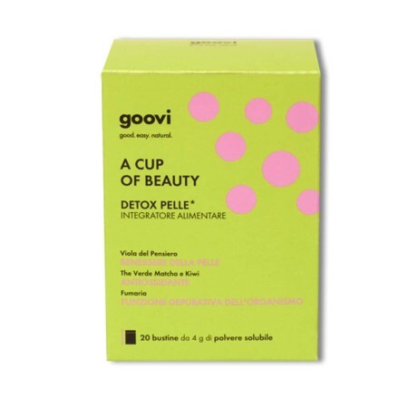 Goovi A Cup of Beauty Integratore Alimentare Detox Pelle, 20 Bustine
