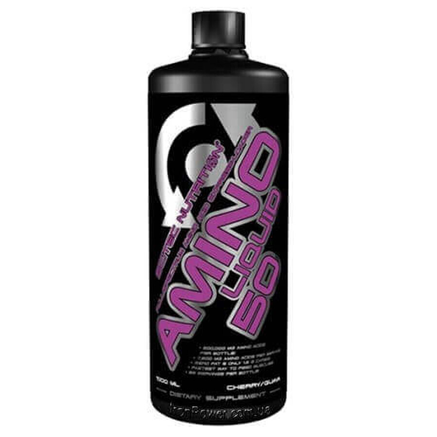 Amino Liquid 50 al gusto di ciliegia, 1000 ml, Scitec Nutrition
