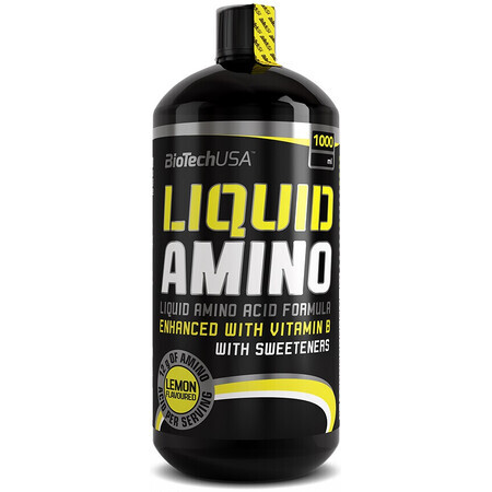 Amino Liquid Nitron al gusto di limone, 1000 ml, Biotech USA