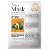Maschera tovagliolo con avocado 7Days Mask, 20 g, Ariul