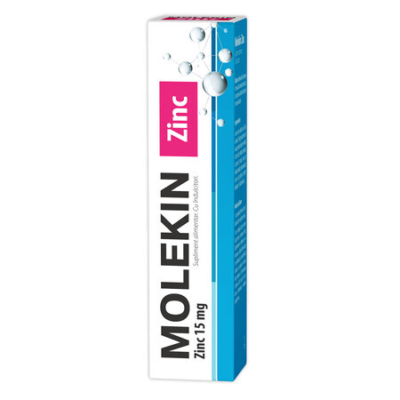 Molekin Zn 15 mg, 20 compresse, Natur Produkt