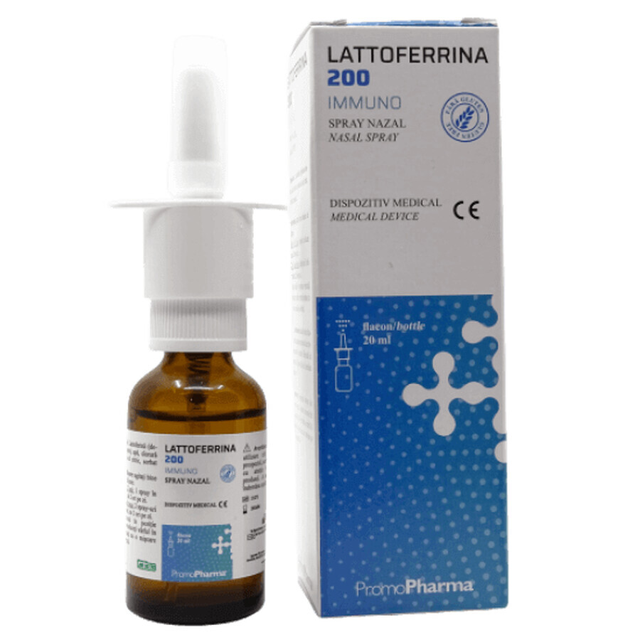 Promopharma Lattoferrina 200 Immuno Spray Naso, 20ml