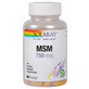 MSM 750 mg Solaray, 90 capsule vegetali, Secom