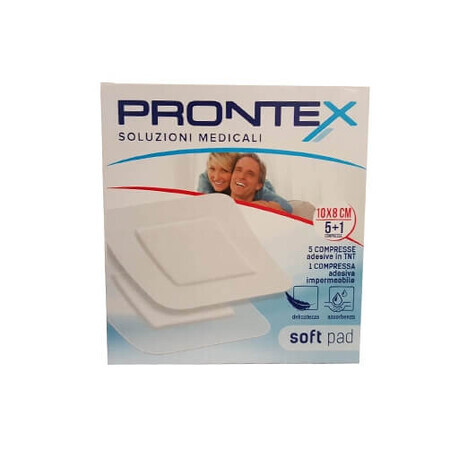 Prontex Soft Pad Compresse Adesive In Tnt 5 Pezzi+Compressa Adesiva Impermeabile