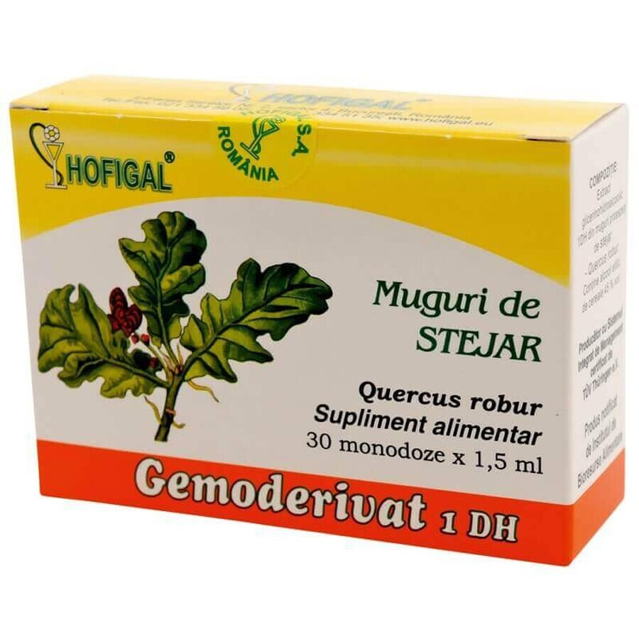 Germogli di quercia, Gemoderivat, 30 monodosi, Hofigal