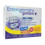 Sanofi Enterogermina Gonfiore Tripla Azione Integratore Alimentare, 10+10bustine