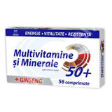 Multivitaminici e Minerali con Ginseng 50+, 56 compresse, Zdrovit