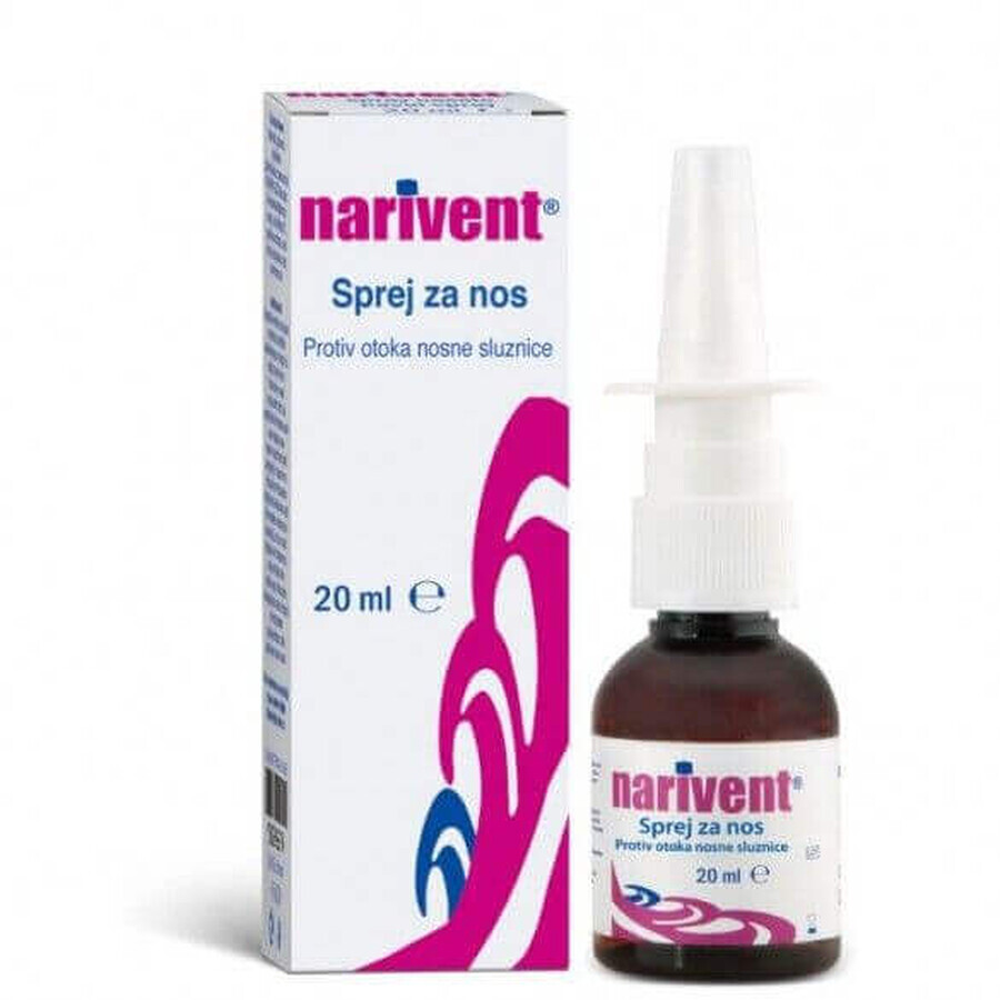 Narivent soluzione nasale, 20 ml, PlataMed recensioni