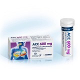 ACC 600 mg, 10 compresse effervescenti, Sandoz