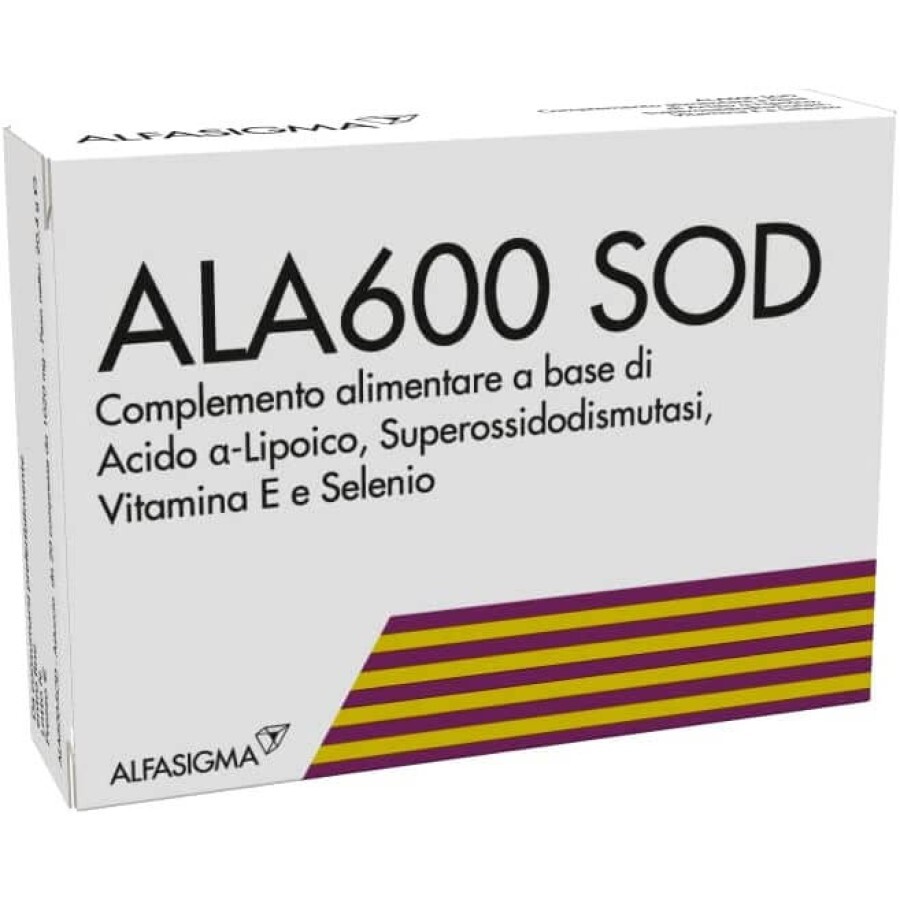 Ala600 SOD, 20 compresse, Alfasigma recensioni