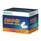 Calcivid - Formula di citrato, 30 compresse, Beres Pharmaceuticals Co