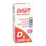 Ostart D3 2000UI, spray sublinguale, 20 ml, Fiterman