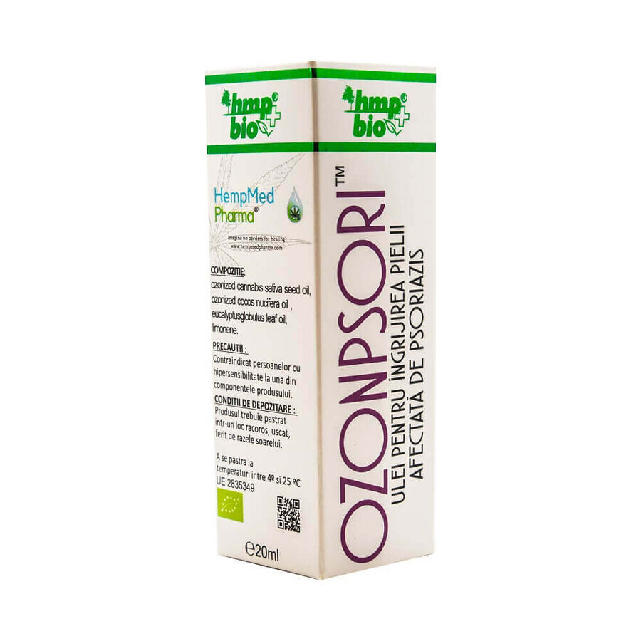 Olio Ozonpsori per la psoriasi, 20 ml, HempMed Pharma