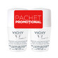 Pacchetto deodorante roll-on antitraspirante senza profumo 48h, 50 ml + 50 ml, Vichy