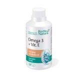 Omega 3 + Vitamina E 1000 mg, 90 capsule, Rotta Natura