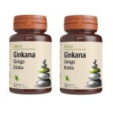 Confezione Ginkana Ginkgo Biloba 40 mg, 30 compresse, Alevia (1+1)