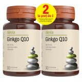 Confezione Ginkgo Q10, 30 compresse, Alevia (1+1)