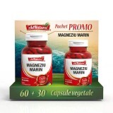 Pack Magnesio Marino, 60 + 30 capsule, AdNatura