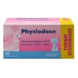 Siero fisiologico Physiodose, 40 monodosi x 5 ml, Gilbert