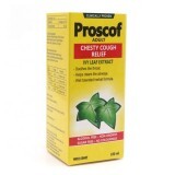 Sciroppo per la tosse per adulti Proscof con estratto di edera, 100 ml, EsVida Pharma