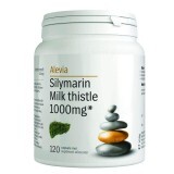 Silymarin Milk thistle 1000 mg, 120 compresse, Alevia 