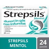 Strepsils Mentolo, 24 compresse, Reckitt Benckiser Healthcare 