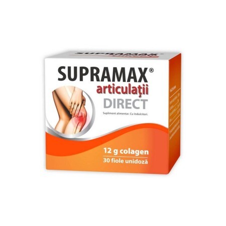 Supramax articulații Direct, 12 g collagene, 30 fiale, Zdrovit