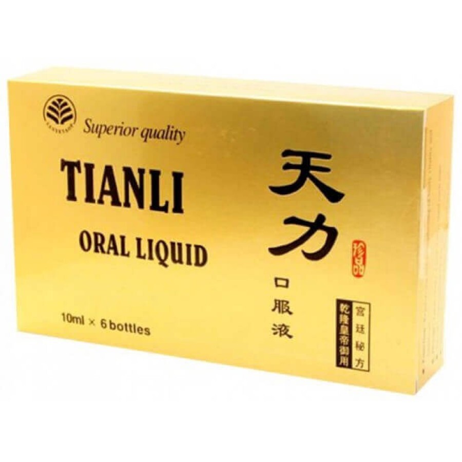 Tianli Oral Liquid, 6 fiale, Sanye Intercom recensioni