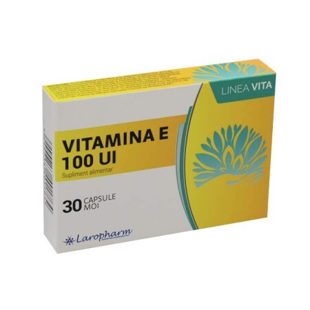 Vitamina E 100UI Linea Vita, 30 capsule, Laropharm
