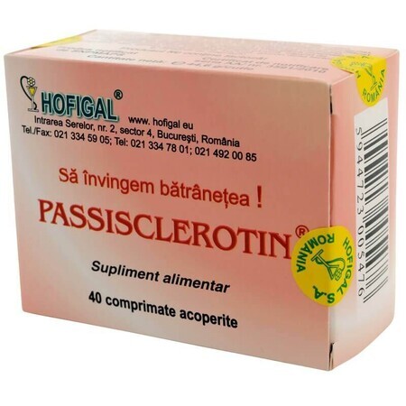 Passisclerotin, 40 compresse, Hofigal
