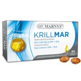 Krillmar Olio di Krill e Olio di Pesce con Omega 3, 60 capsule, Marnys