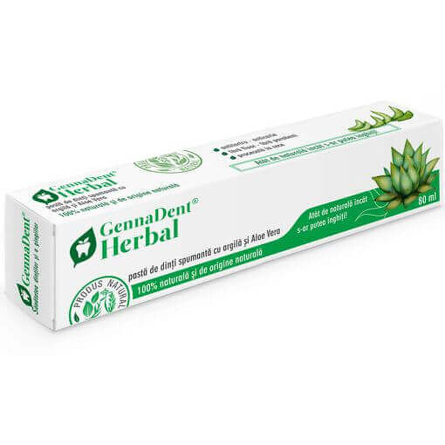 GennaDent dentifricio alle erbe, 80 ml, Vivanatura