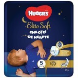 Indumenti da notte Elite Soft n. 5, 12-17 kg, 17 pezzi, Huggies