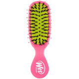 Mini spazzola per capelli rosa Shine Enhancer, spazzola bagnata