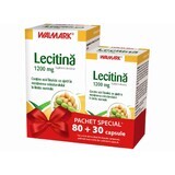 Pacchetto Lecitina 1200 mg, 80+30 capsule, Walmark 