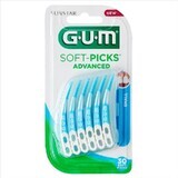 Gum Softpicks Advance - Scovolino Small Gomma, 30 Pezzi