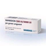 Unguento alla baneocina, 5 g, Sandoz