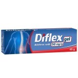 Diflex gel 50 mg/g, 45 g, Fiterman