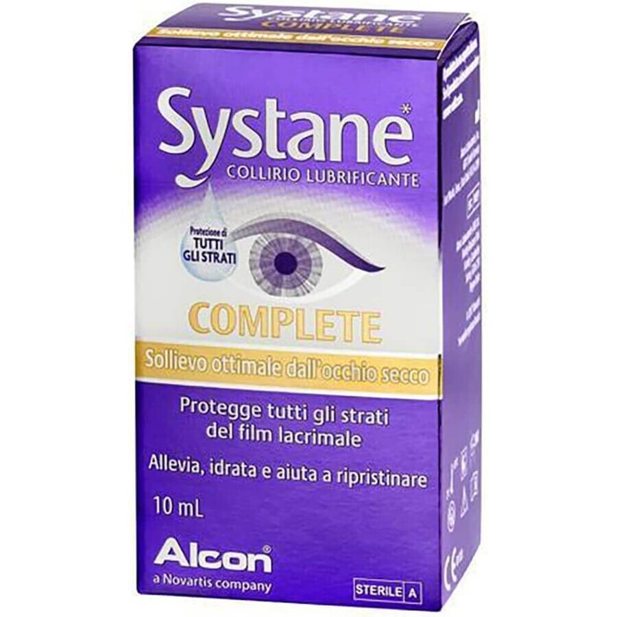 Systane Complete Gocce oculari, 10 ml, Alcon recensioni