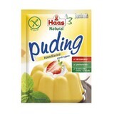 Budino in polvere al gusto di vaniglia senza glutine, 40 g, Haas Natural