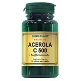 Premium Acerola C 500 mg + bioflavonoidi, 20 compresse, Cosmopharm