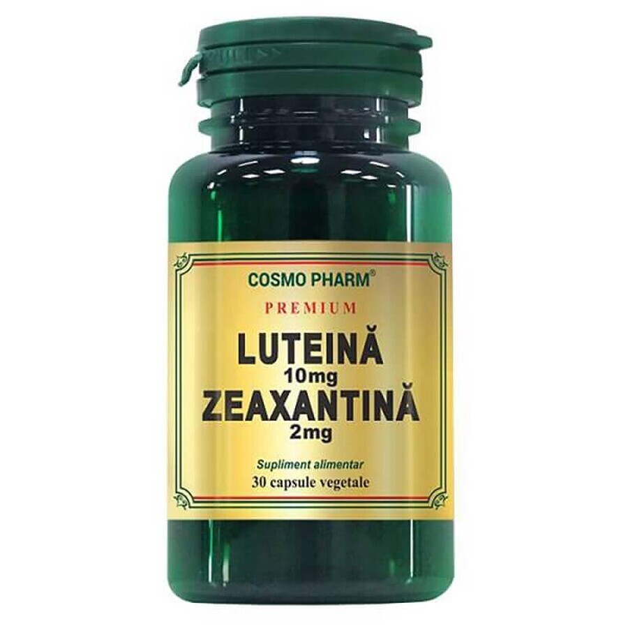 Premium Luteina 10 mg Zeaxantina 2 mg, 30 capsule, Cosmopharm 