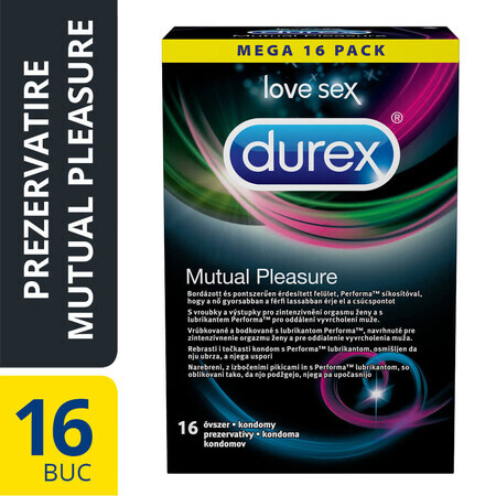 Preservativi di piacere reciproco, 16 pezzi, Durex