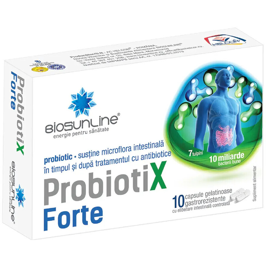 Probiotix Forte, 10 capsule, Helcor