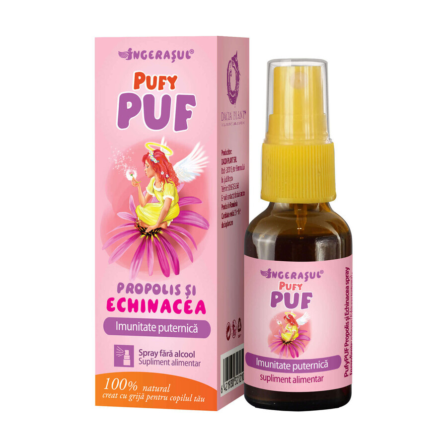 PufyPUF propoli ed echinacea spray, 20 ml, Dacia Plant