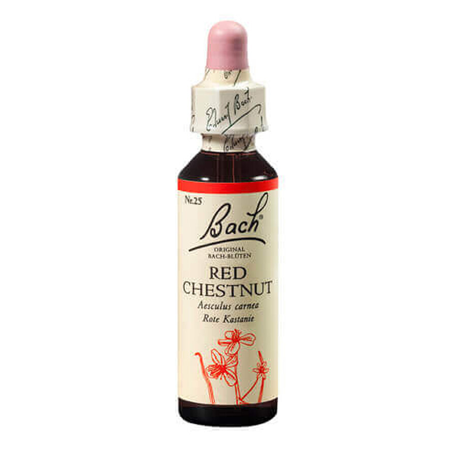Red Chestnut Original Bach Floral Remedy gocce, 20 ml, Rescue Remedy
