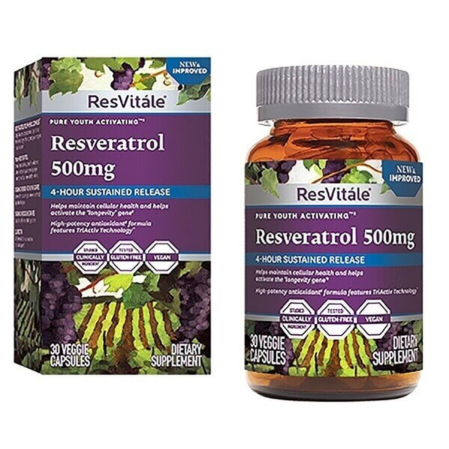 Resveratrolo 500 mg (446703), 30 capsule, ResVitale
