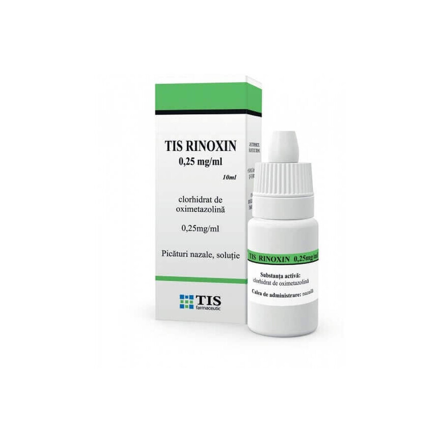 Rinoxin soluzione nasale 0,25 mg/ml, 10 ml, Tis Farmaceutic