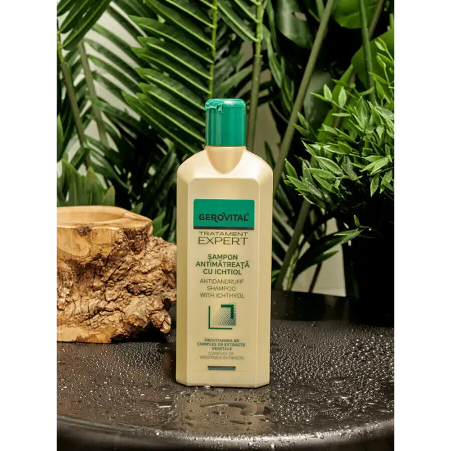Shampoo Antiforfora con Ittiolo, Gerovital Tratament Expert, 250 ml, Farmec